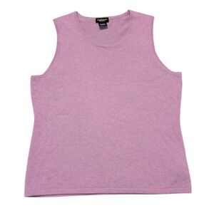 Cashmere Lilac Knitted Tank Top Sz.XL